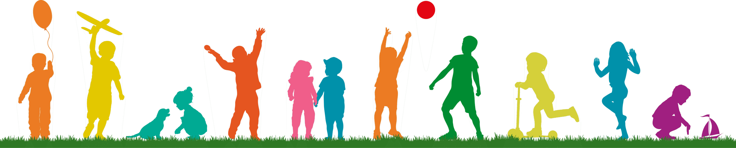 Footer_Kinder-scaled Illustration spielender Kinder auf Wiese